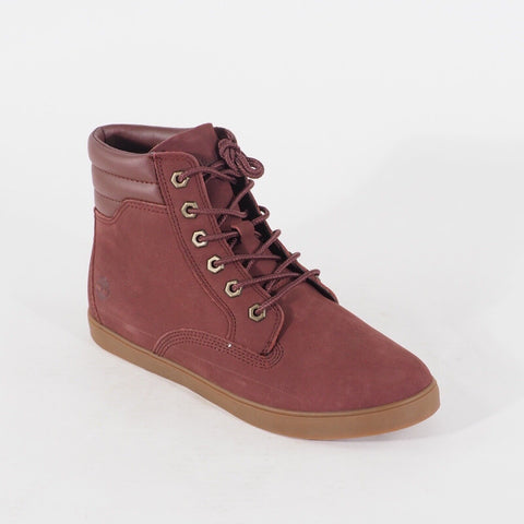 Womens Timberland Dausette A1ZX4 Burgundy Leather Lace Casual Walking Boots