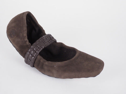 Womens Timberland Sulima MaryJane 65313 Dark Brown Leather ballerin Ballet Flats - London Top Style