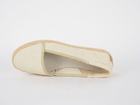 Womens Timberland Casco Bay A17E2 Beige Leather Summer Shoes Slip On Flats